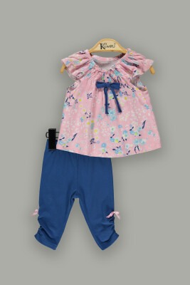 Wholesale 2-Piece Baby Girls Blouse Sets with Leggings 6-18M Kumru Bebe 1075-3662 - Kumru Bebe (1)