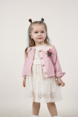 Wholesale 2-Piece Baby Girls Dress with Jacket 9-24M Miss Lore 1055-5527 - 1