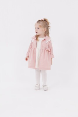 Wholesale 2-Piece Baby Girls Dress with Trench Coat 9-24M Miss Lore 1055-5506 - Miss Lore
