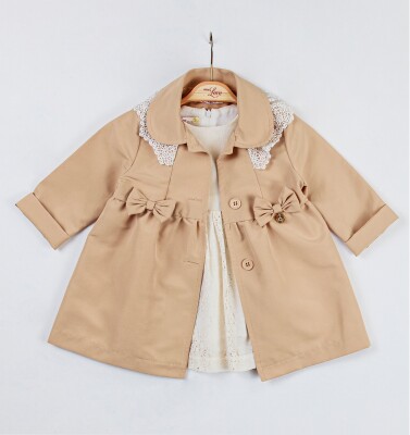 Wholesale 2-Piece Baby Girls Dress with Trench Coat 9-24M Miss Lore 1055-5506 - Miss Lore (1)
