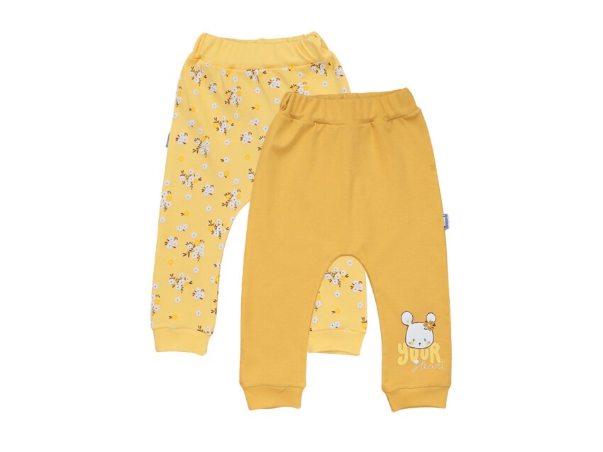 Wholesale 2-Piece Baby Girls Pants Set 3-18M Miniworld 1003-16324 - 1