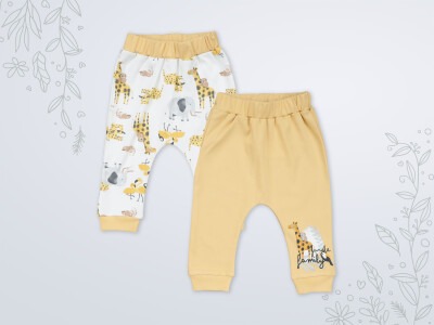 Wholesale 2-Piece Baby Girls Pants Set 3-18M Miniworld 1003-18119 - 1