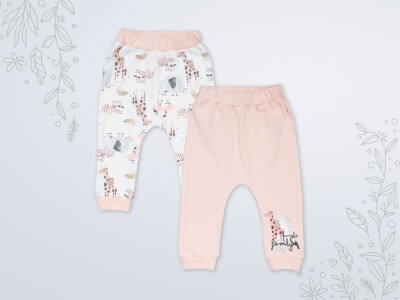 Wholesale 2-Piece Baby Girls Pants Set 3-18M Miniworld 1003-18119 - 3