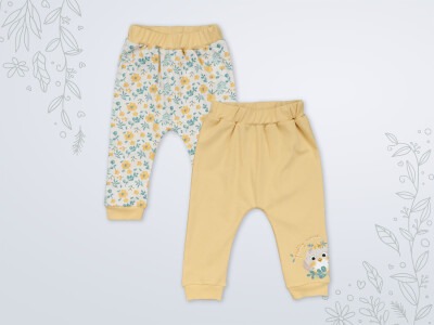 Wholesale 2-Piece Baby Girls Pants Set 3-18M Miniworld 1003-18135 - Miniworld