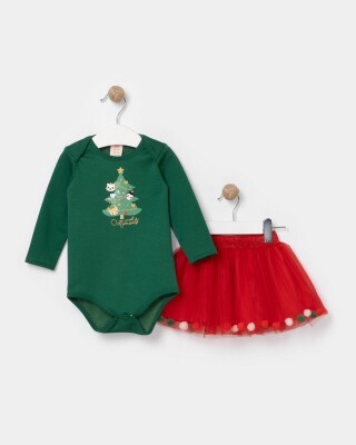 Wholesale 2-Piece Baby Girls Skirt and Bodysuit 6-18M Bupper Kids 1053-23976 - 1