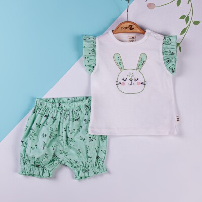 Wholesale 2-Piece Baby Girls T-shirt and Shorts Set 6-18M BabyZ 1097-5719 - 1