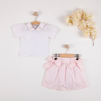 Wholesale 2-Piece Baby Girls T-shirt and Skirt Set 6-18M KidsRoom 1031-5513 - KidsRoom