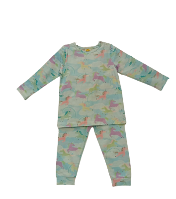 Wholesale 2-Piece Baby Girls Unicorn Set Busra Bebe 1016-VTM-006 - Büşra Bebe (1)