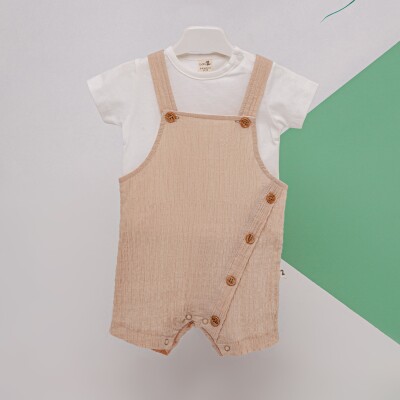 Wholesale 2-Piece Baby Overalls and T-shirt 3-12M BabyZ 1097-4317 - BabyZ