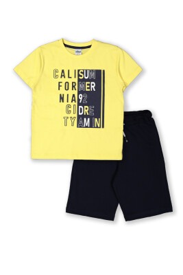 Wholesale 2-Piece Boys Shorts Set with T-shirt 8-14Y Elnino 1025-22157 - 2