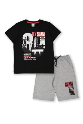 Wholesale 2-Piece Boys Shorts Set with T-shirt 8-14Y Elnino 1025-22158 - 1