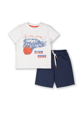 Wholesale 2-Piece Boys T-shirt and Shorts Set 3-6Y Elnino 1025-22105 - Elnino (1)