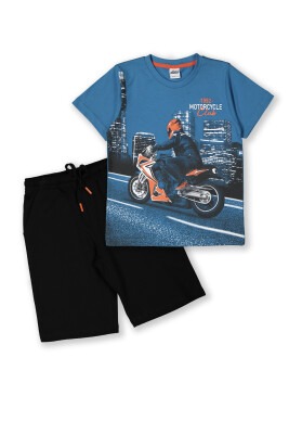 Wholesale 2-Piece Boys T-shirt Set with Shorts 8-14Y Elnino 1025-22153 - 2