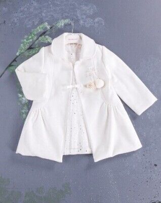 Wholesale 2-Piece Girls Coat with Dress 2-5Y BabyRose 1002-3864 Белый 