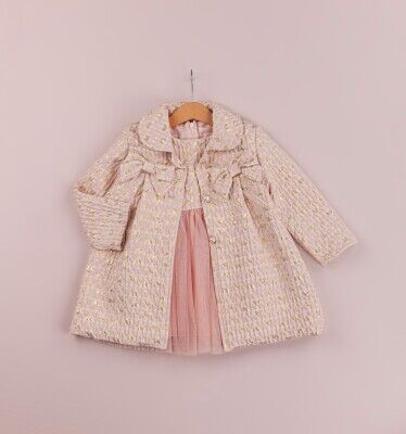 Wholesale 2-Piece Girls Jacket Set With Dress 1-4Y BabyRose 1002-4251 - 1