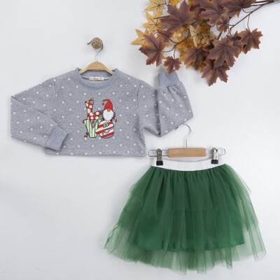 Wholesale 2-Piece Girls Newyear Dress 3-6Y Büşra Bebe 1016-22234 - Büşra Bebe (1)