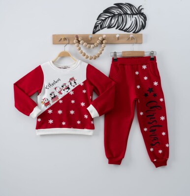 Wholesale 2-Piece Girls Newyears Set with Sweat and Sweatpants 2-5Y Eray Kids 1044-6240 - 1