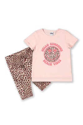 Wholesale 2-Piece Girls T-shirt and Leggings Set 3-6Y Elnino 1025-22203 - 1