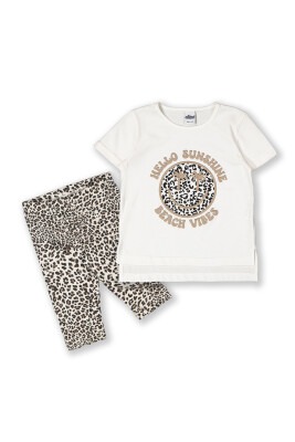 Wholesale 2-Piece Girls T-shirt and Leggings Set 3-6Y Elnino 1025-22203 - 2