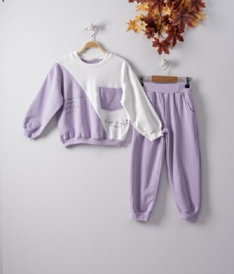 Wholesale 2-Piece Girls Tracksuit Set 7-10Y Büşra Bebe 1016-22223 - Büşra Bebe