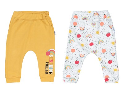 Wholesale 2-Piece Unisex Baby Pants 3-18M Miniworld 1003-16438 - Miniworld