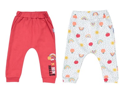 Wholesale 2-Piece Unisex Baby Pants 3-18M Miniworld 1003-16438 - Miniworld (1)
