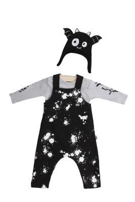 Wholesale 3-Piece Baby Boys Jumpsuit Set with T-shirt 3-24M Wogi 1030-WG-T1510 - Wogi