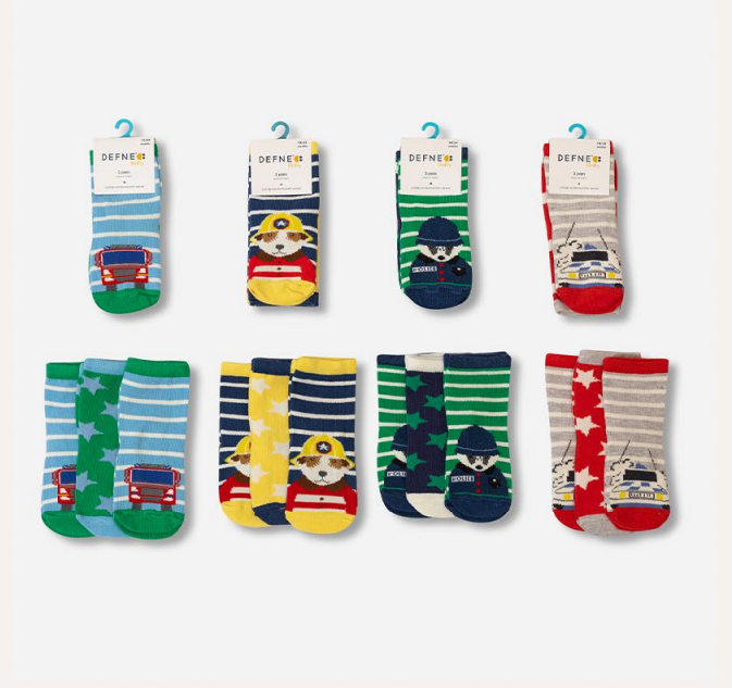 Wholesale 24-Piece Kids SocksDefne 1064-DFN3-018-22-1 - 1