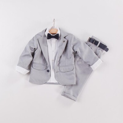 Wholesale 3-Piece Boys Suit Set with Jacket 2-5Y Gold Class 1010-22-2036 - 2
