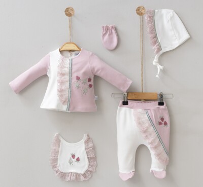 Wholesale 5-Piece Newborn Baby Set 0-6M Miniborn 2019-5020 - Miniborn (1)