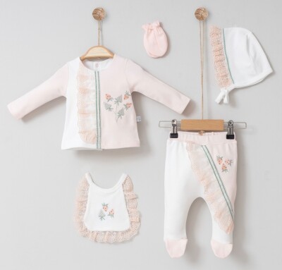 Wholesale 5-Piece Newborn Baby Set 0-6M Miniborn 2019-5020 - Miniborn