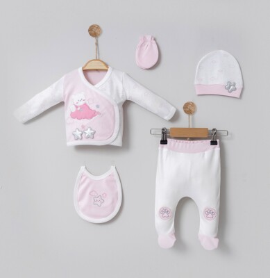 Wholesale 5-Piece Newborn Set 0-6M Miniborn 2019-5009 - Miniborn