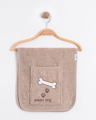 Wholesale Animal Towel for Dog 30x65 Ramel Kids 1072-101 Beige