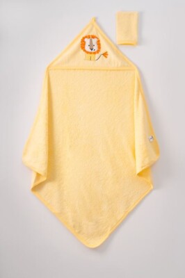 Wholesale Baby 100X100 Hooded Towel 0-18M Ramel Kids 1072-364 Жёлтый 