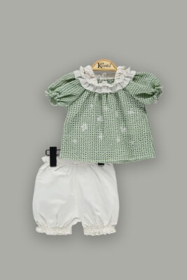 Wholesale Baby 2-Piece Shorts Set with Shirt 6-18M Kumru Bebe 1075-3698 - Kumru Bebe