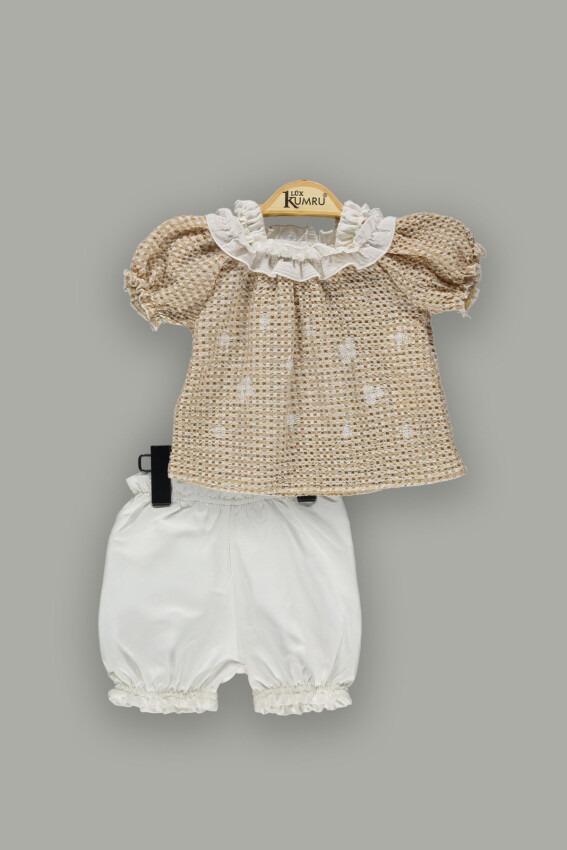 Wholesale Baby 2-Piece Shorts Set with Shirt 6-18M Kumru Bebe 1075-3698 - 2