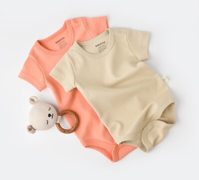 Wholesale 100% Organic Cotton Baby 2-Piece Bodysuit 3-24M Baby Cosy 2022-CSY3022 - 1