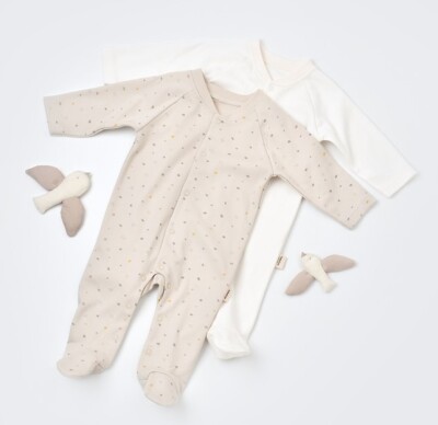 Wholesale Baby 2 Pieces 100% Organic Cotton Set 3-24M Baby Cosy 2022-CSY5818 - 1