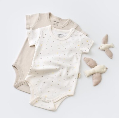 Wholesale Baby 2 Pieces 100% Organic Cotton Set Suit 3-24M Baby Cosy - Baby Cosy