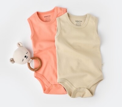 Wholesale 100% Organic Cotton Baby 2-Piece Bodysuit 3-24M Baby Cosy 2022-CSY3019 - Baby Cosy
