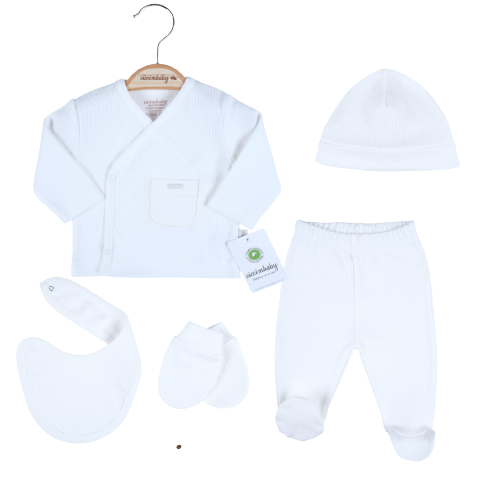 Wholesale Baby 5-Piece Onesies Set 0-3M Ciccimbaby 1043-4777 - 1