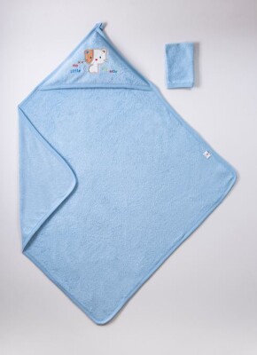 Wholesale Baby Bath Towel 100x100 Ramel Kids 1072-360 Blue