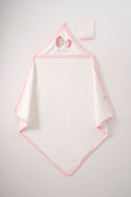 Wholesale Baby Bathroom Towel 100x100 Ramel Kids 1072-368 Light Pink