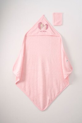 Wholesale Baby Bathroom Towel 100x100 Ramel Kids 1072-368 Pink