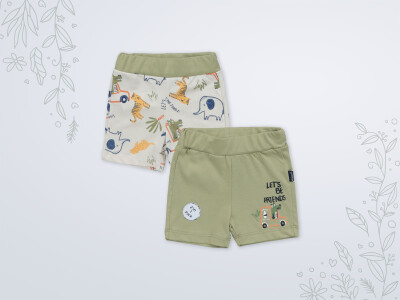 Wholesale Baby Boy 2-Piece Shorts 3-18M Miniworld 1003-18247 - Miniworld