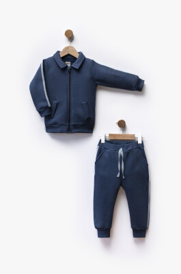 Wholesale Baby Boy 2pcs Tracksuit Set 1-5Y Flexi Baby 2063-217569 Navy 