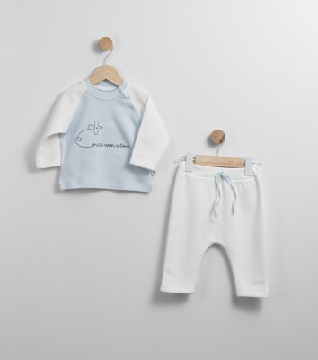 Wholesale Baby Boy 2pcs Tracksuit Set 3-12M Flexi Baby 2063-217566 - Flexi Baby