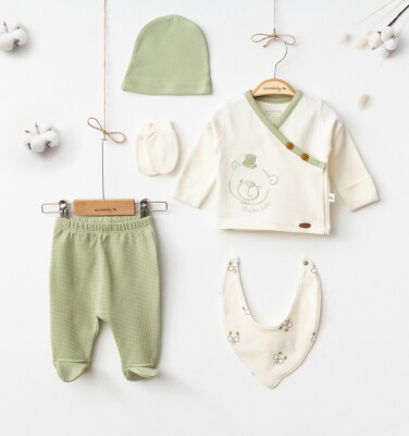 Wholesale Baby Boy 5pcs Newborn Set 0-3M Ciccimbaby 1043-5056 - Ciccimbaby