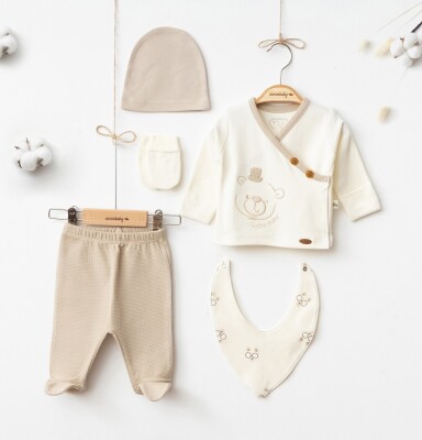 Wholesale Baby Boy 5pcs Newborn Set 0-3M Ciccimbaby 1043-5056 - Ciccimbaby (1)