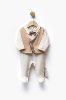 Wholesale Baby Boy Jumpsuit 0-6M Flexi Baby 2063-252347 Brown